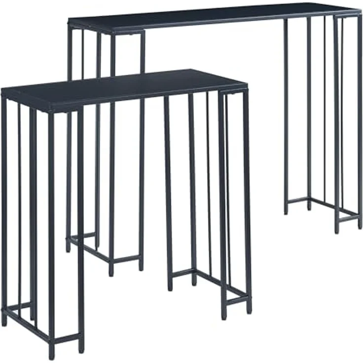 Konsolentisch Ørsta 2er Set Schwarz [en. casa] – Bild 4