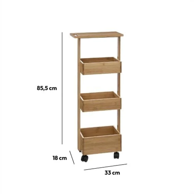 5five Simply Smart Regalwagen Rollregal Trolley – Bild 7