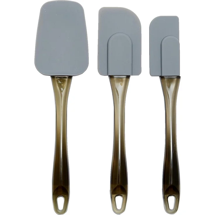 AmazonBasics Teigschaber, Silikon, 3-teiliges Set – Bild 1