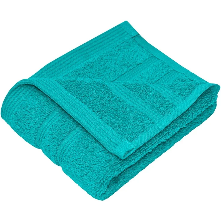 Lashuma Handtuch Set London, Frottee (Set, 4-St), Grüne Gästetücher 30x50 cm aus 100% Baumwolle – Bild 4