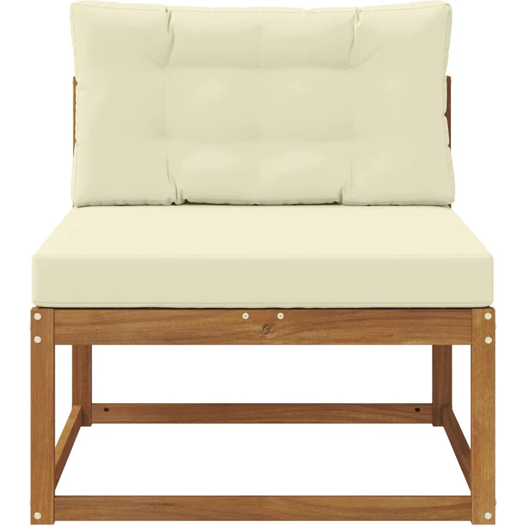 vidaXL Outdoor Mittelsofa Natur 900532 – Bild 3