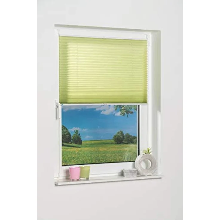 Khome 665634-29 Klemmfix-Plissee, Polyester, Grün – Bild 3