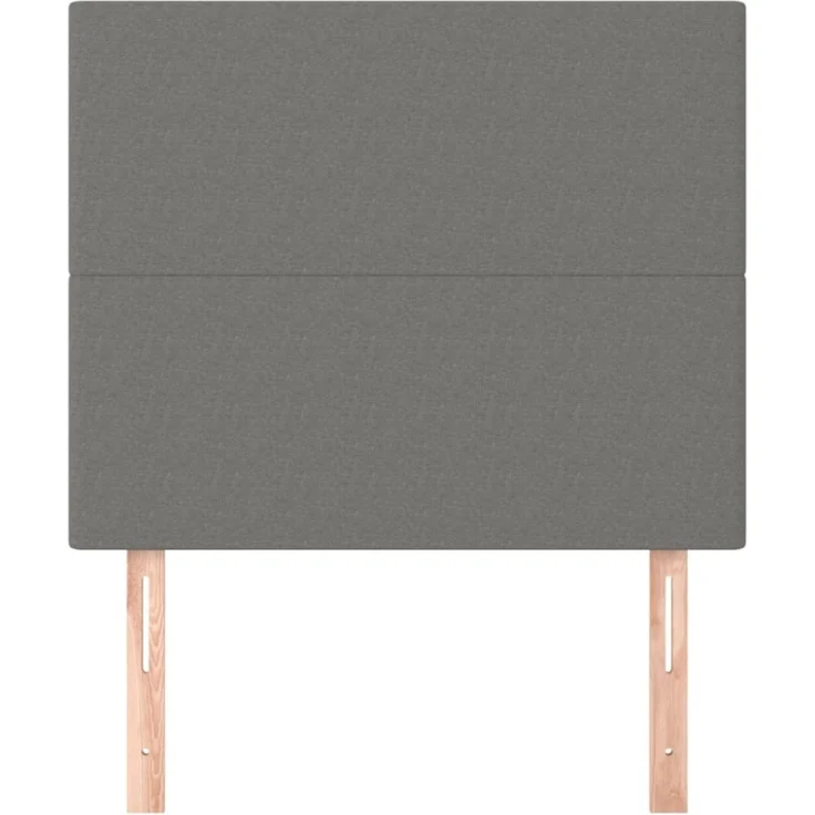 vidaXL Kopfteile 2 Stk. Dunkelgrau 90x5x78/88 cm Stoff 3116035 – Bild 3