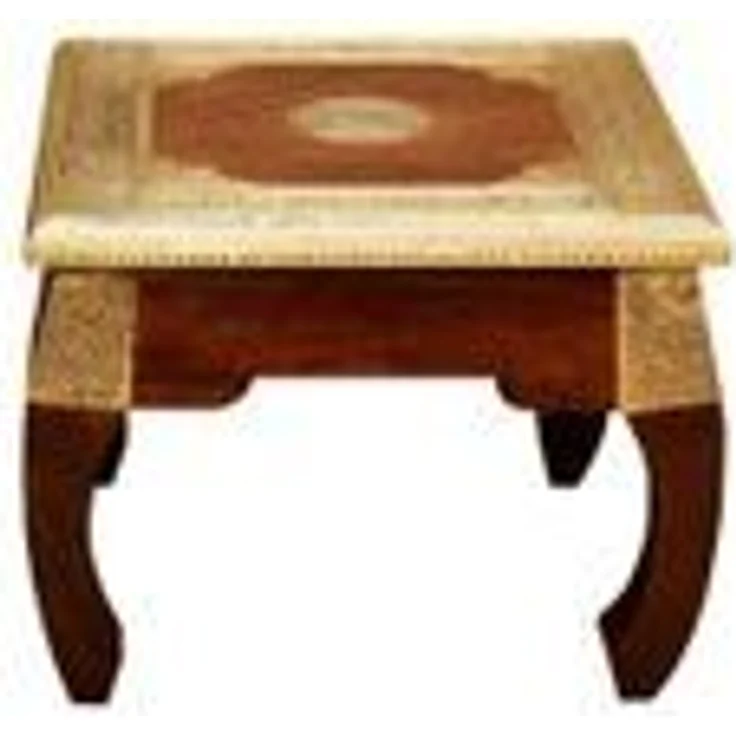 Orientalischer Opiumtisch Messing S – Bild 2