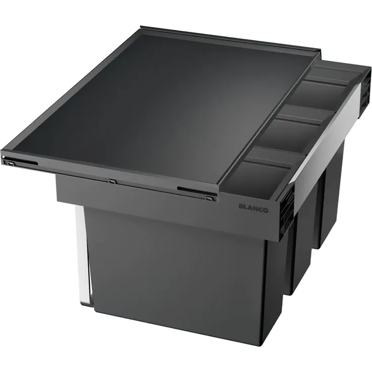 BLANCO 521472 FLEXON II 60/3 Abfallsystem 45 (3x15) Liter für 60 cm Schrankbreite / für Auszugsschubladen