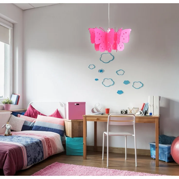 näve Pendelleuchte Kizi, ohne Leuchtmittel, Hängeleuchte, pink – Bild 4