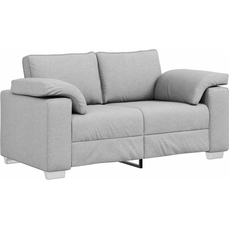vidaXL Zweisitzer-Sofa Wolkengrau 160 cm Stoff 4105225 – Bild 2