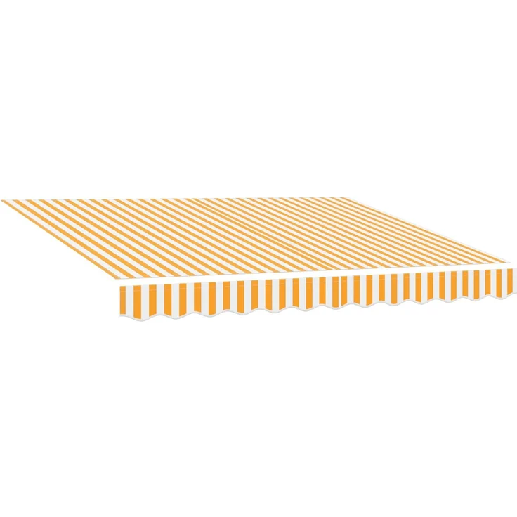 vidaXL Manuelle Gelenkarmmarkise mit LEDs Gelb und Weiß 3x2,5 m 3419248 – Bild 2
