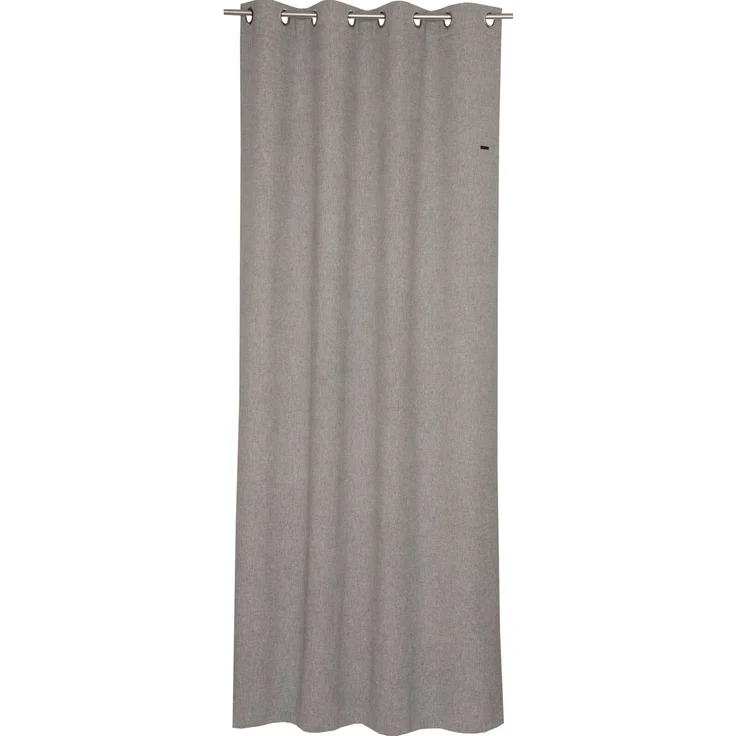 Esprit 'E-HARP' Ösenschal, Polyester hellgrau, 140 x 250 cm, blickdicht – Bild 1