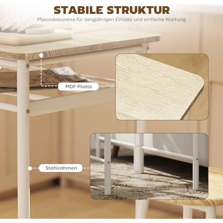 HOMCOM Bargruppe Bartisch-Set – Bild 7