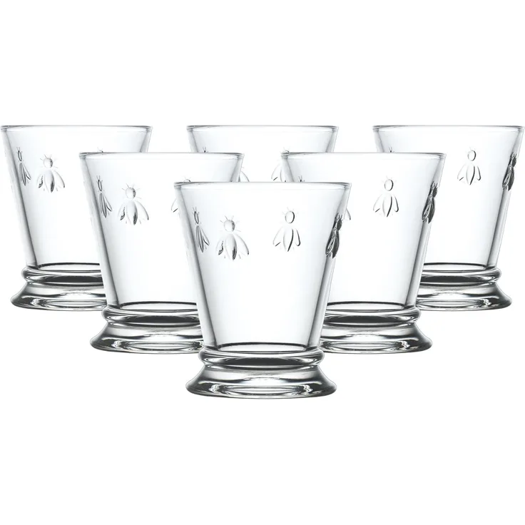 La Rochère Biene Abeille Wasserglas 185 ml 6er Set