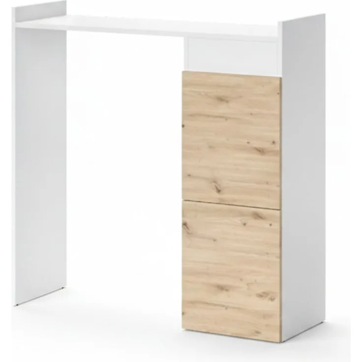 Waschmaschinenschrank Alf Weiß 99 x 98 cm mit 2 Schubladen Vicco