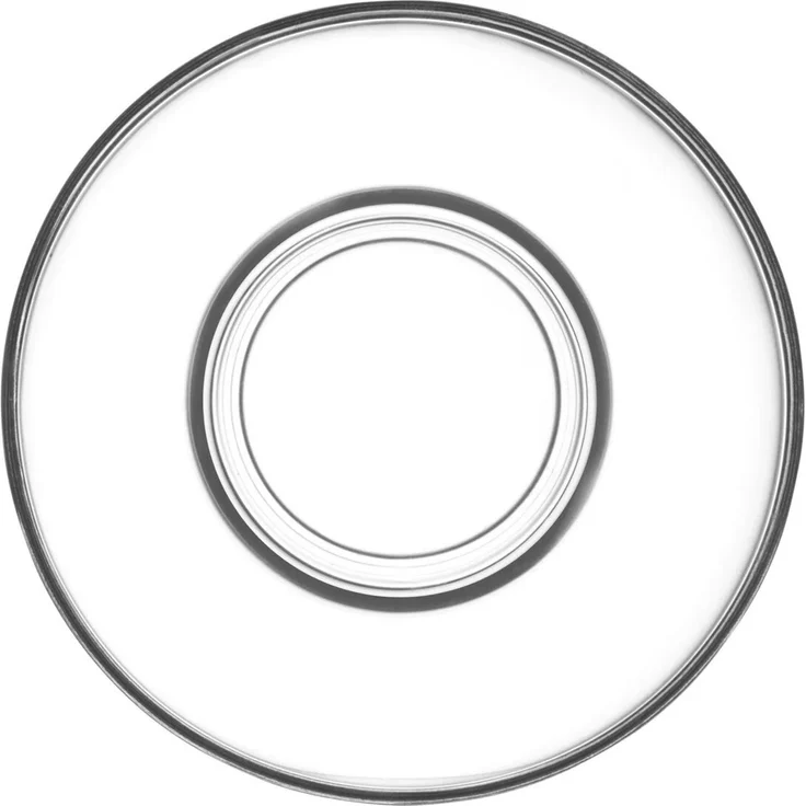 LAV Eda Unterteller Set ø11,5 cm - 6-teilig aus Glas, passend für Teegläser