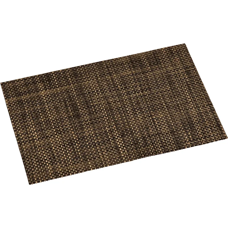 10 Platzsets aus Kunststoff, messing-goldfarben - 43x29 cm – Bild 2