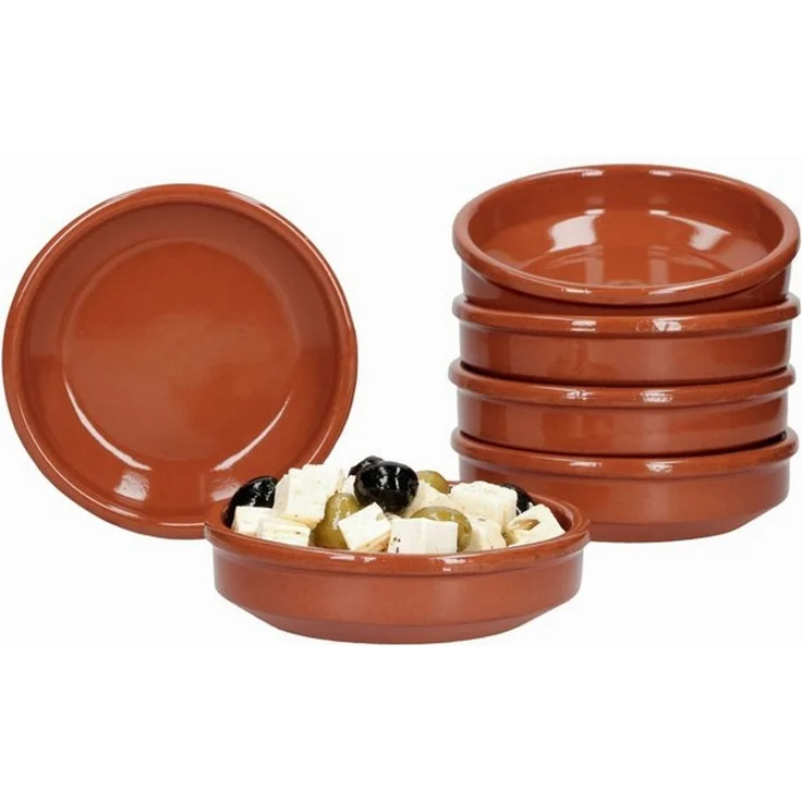 MamboCat Tapas-Schale 6er Set Cazuela Ton-Schale Bruno Ø 12cm Größe S Mittelalter, Ton – Bild 4