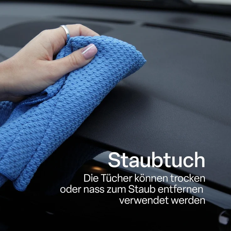 Premium Geschirrtuch 300g/m² - Microsensation - 60x40cm ( Türkis / 4er Pack ) Reinigungstücher Mikrofasertuch - super saugfähige Küchentücher – Bild 8