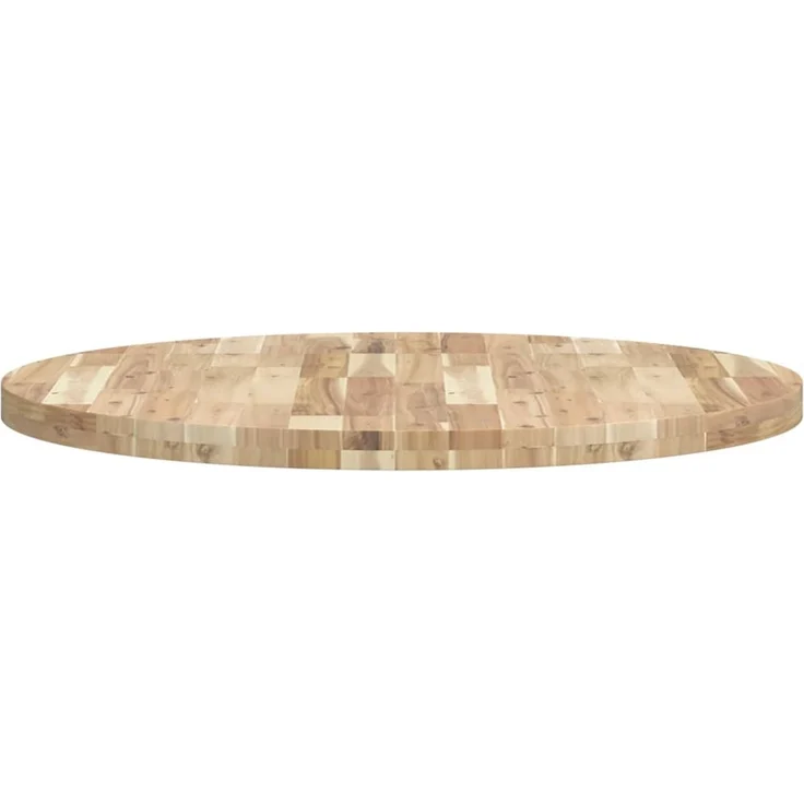 vidaXL Tischplatte Rund Ø90x4 cm Massivholz Akazie 4008693 – Bild 6