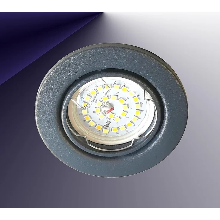 TRANGO LED Einbauleuchte, 3er Set 6729-031M36K LED Einbaustrahler Anthrazit matt inkl. 3x 5 Watt CCT Farbtemperatur Steuerung 2700K-4000K-6500K LED Modul, Einbauspot, Deckenleuchte, Downlight, Deckenlampe – Bild 8