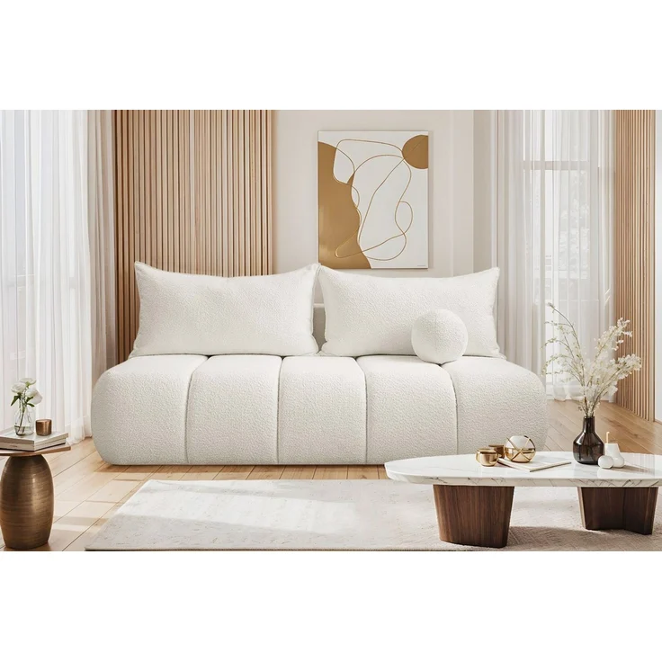Kaiser Möbel Schlafsofa Dreisitziges Sofa PIANO mit Schlaffunktion, Komfortabel, praktisch und freistehend – Bild 5