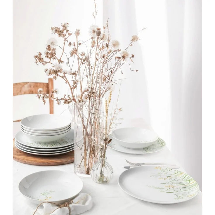 Seltmann Weiden Suppenteller Liberty - Meadow Grasses green, (1 St), Teller rund 21 cm – Bild 2