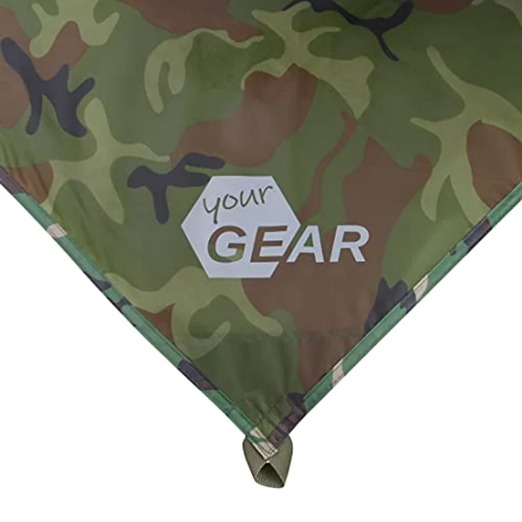 yourGEAR Sonnensegel yourGEAR Bushcraft Tarp 4,3x4,3 Regendach Sonnensegel 5000mm – Bild 7