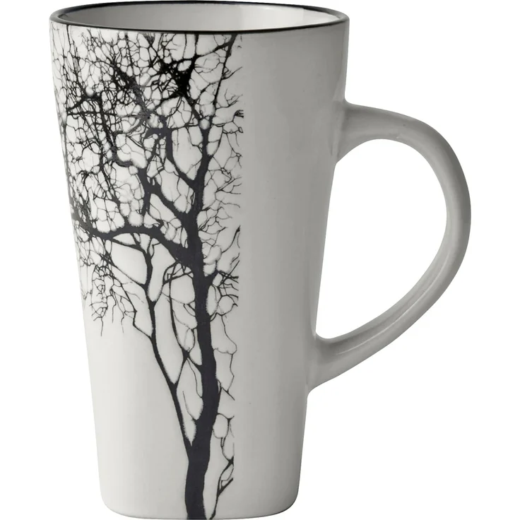 Villa Collection Steinzeug Becher 500 ml Baum Sand – Bild 1
