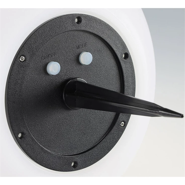 LED Solar Kugelleuchte 25cm Ø "SK25 W" IP44, Warmweiß / 3000K – Bild 4