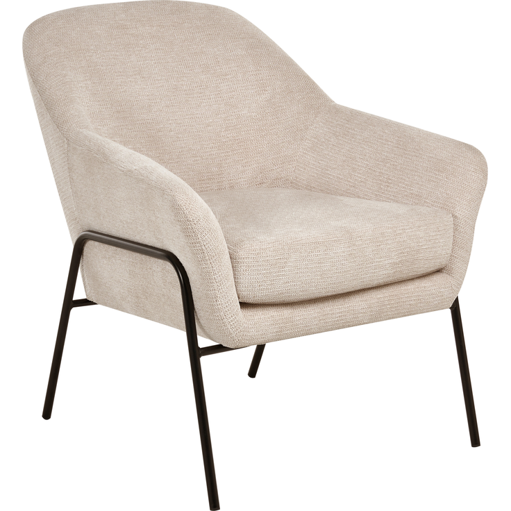 Sessel VEDDIGE Stoff Hellbeige – Bild 4