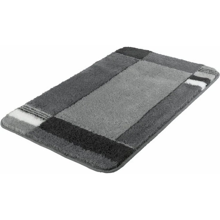 Kleine Wolke Badematte Padova, Höhe 20 mm, rutschhemmend beschichtet, fußbodenheizungsgeeignet, Kunstfaser, rechteckig, Badteppich, modernes Design, mit Bordüre, Kundenliebling – Bild 4