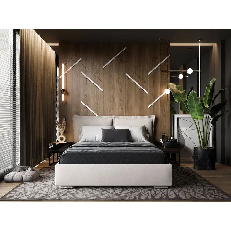 Lookway Polsterbett VILANO mit Bettkasten – elegantes und funktionales Schlafzimmermöbel (Bett mit Metallgestell), mit Bettkasten