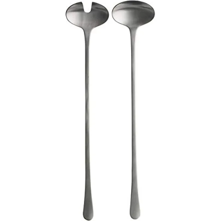 George Jensen Salatbesteck Matt, Edelstahl, Stainless Steel, 4. 3x34. 7x25. 7 cm