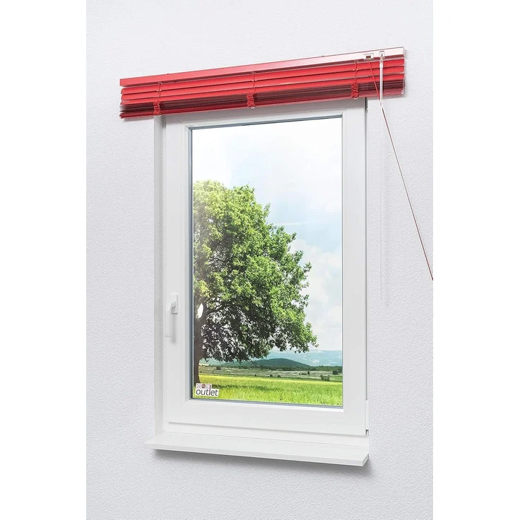 Lysel Outlet Alujalousie 25mm in Rot in den Maßen (B x H) 140cm * 160cm – Bild 6