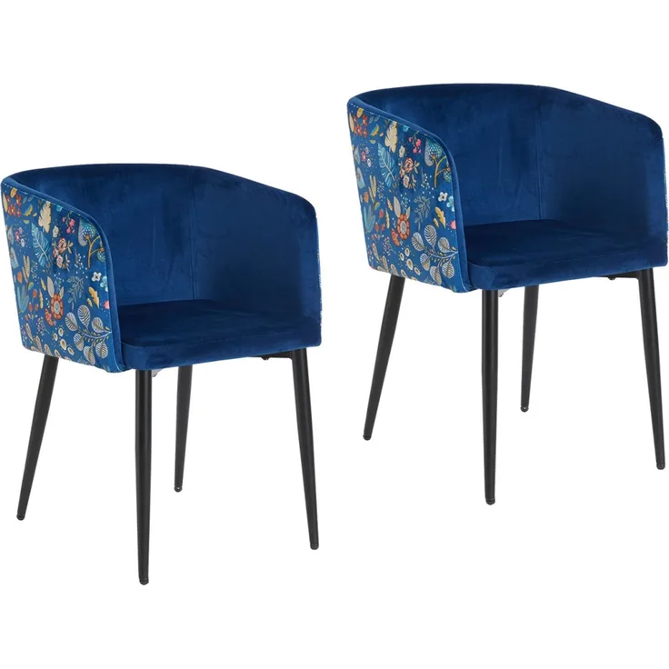 HTI-Living Destin Blue Fantasy Stuhl