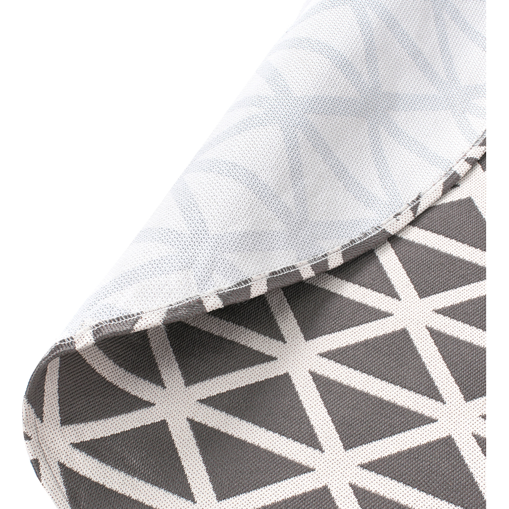 Outdoorteppich PANAJI Grau ø 120 cm – Bild 4