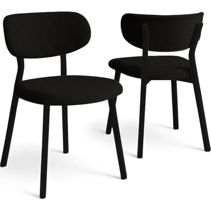 Skye Decor 'Toldy - Black' Stuhlset (2-teilig), Schwarz, 46 x 85 x 45 cm – Bild 1