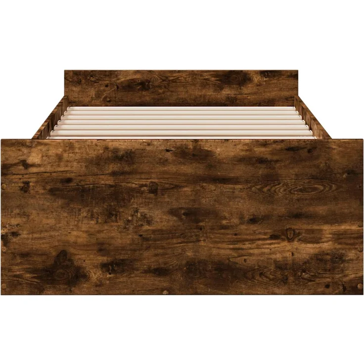 vidaXL Bettgestell mit Stauraum Geräucherte Eiche 80 x 200 cm 3429503 – Bild 4