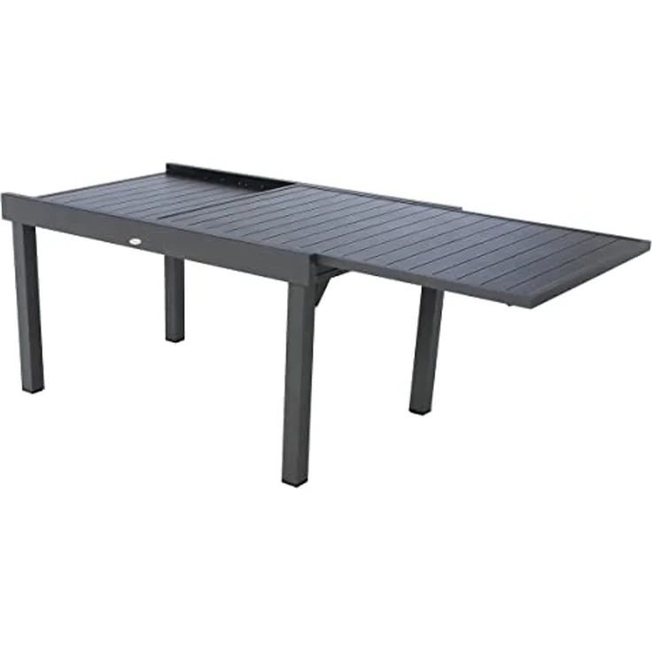 Hespéride - Ausziehbarer Gartentisch Piazza in Graphitgrau - 10 Plätze - Graphit – Bild 5