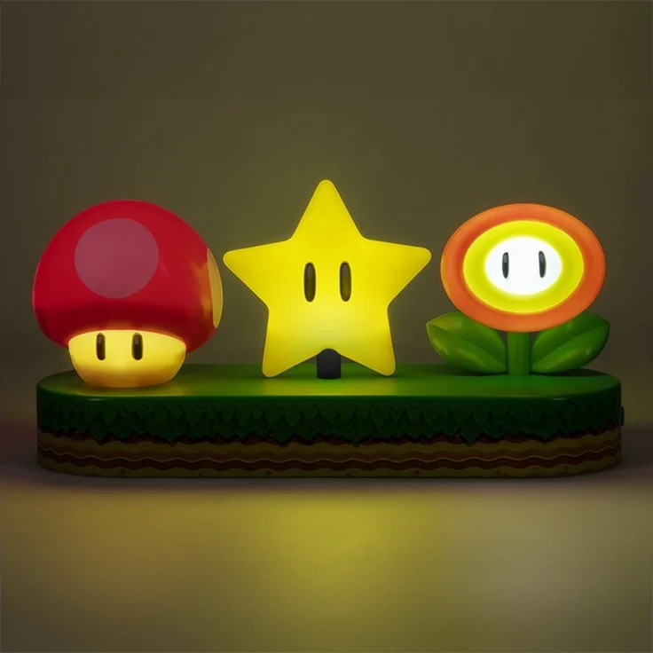 Paladone Dekolicht Super Mario Icon Light freistehend, LED fest integriert, Offiziell lizenziertes Merchandise – Bild 3
