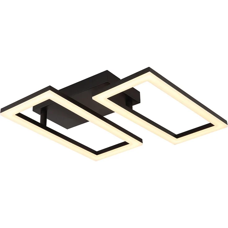 LED Deckenleuchte, schwarz, opal, L 61,4 cm – Bild 7