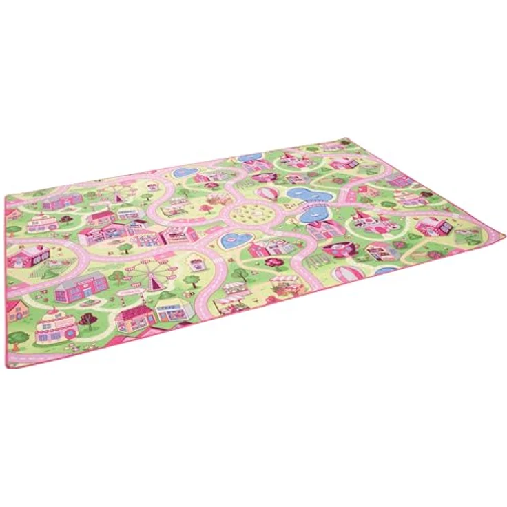Snapstyle Kinderteppich Kinder Spiel Teppich Girls Village, Rechteckig, Höhe: 4 mm – Bild 3