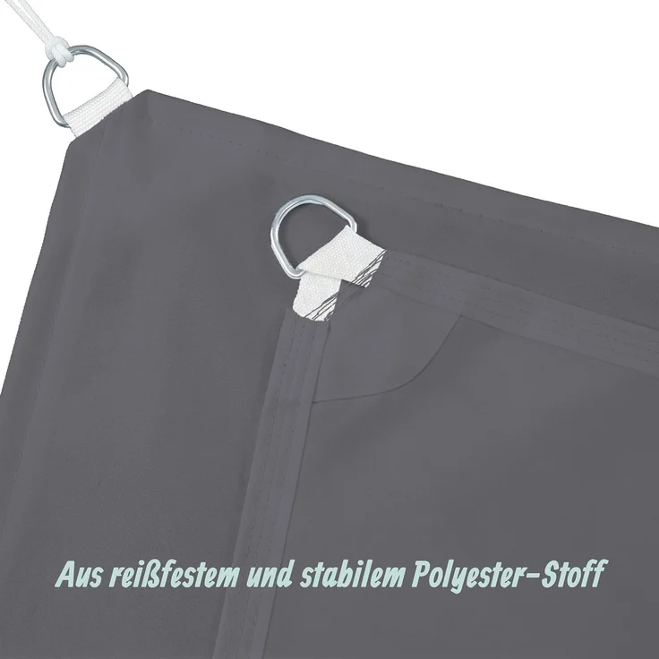 Relaxdays Sonnensegel Polyester – Bild 6