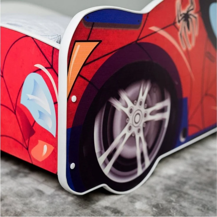 Kids Collective 'Spider' Autobett 80x160 mit Lattenrost – Bild 3