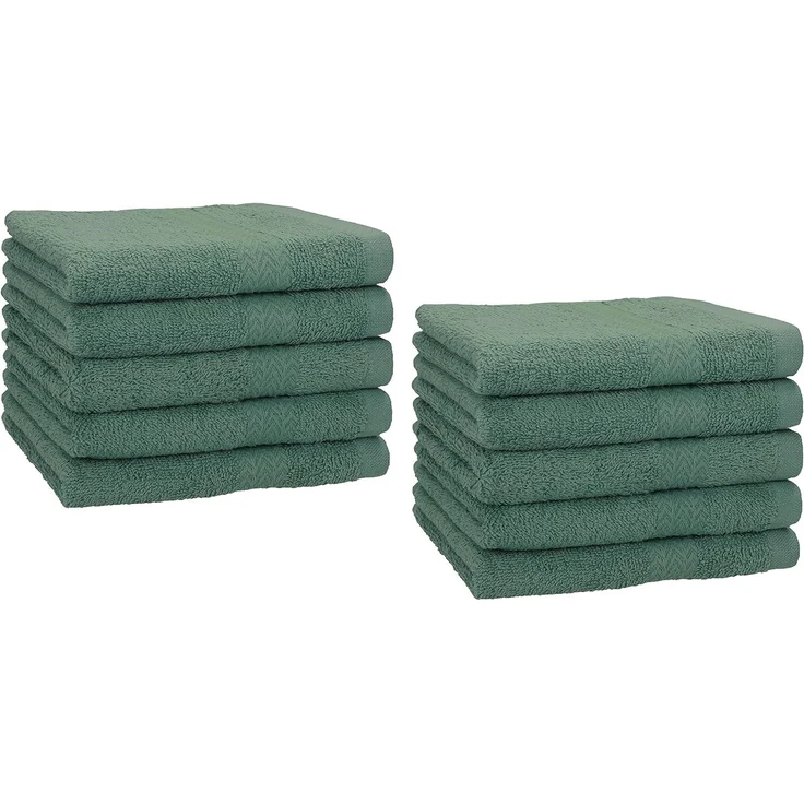 Betz Gästehandtücher 10 tlg. Gästehandtücher-Set PREMIUM 100 % Baumwolle 30x50cm, 100% Baumwolle (10-St) – Bild 1