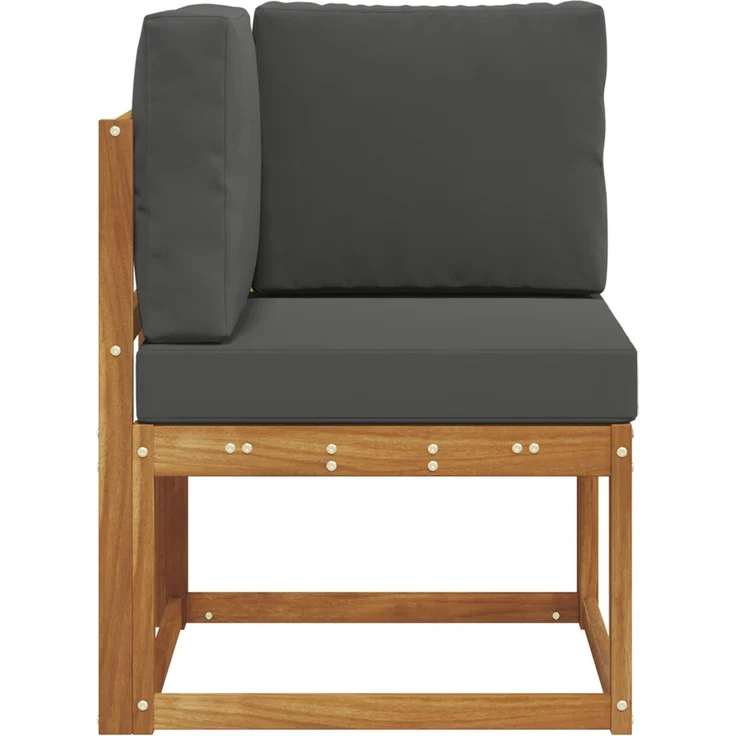 vidaXL Outdoor Ecksofa Massivholz Akazie 900466 – Bild 4
