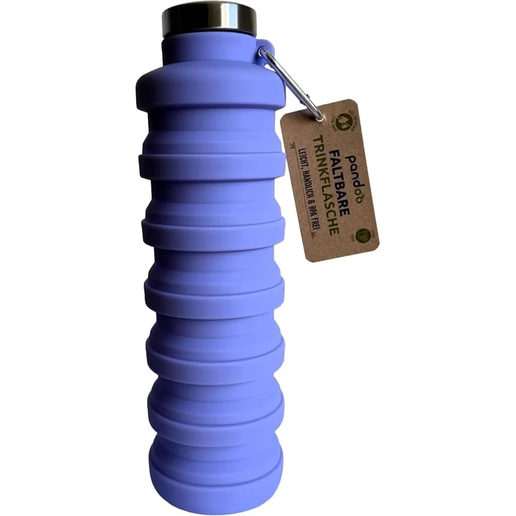 pandoo Trinkflasche Faltbare Silikon Trinkflasche – Bild 2