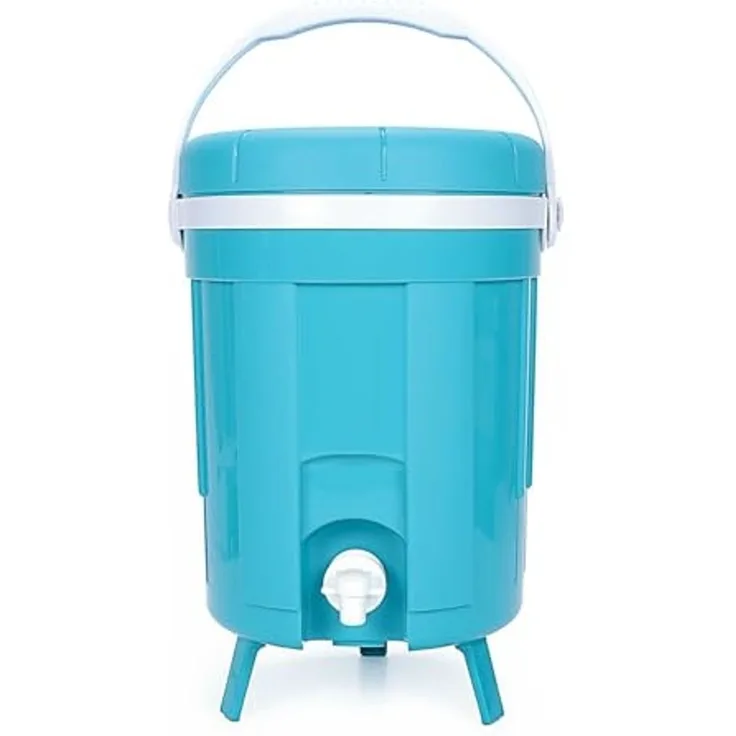 Bubble-Store Thermobehälter Thermo Getränkebehälter, Polyethylen-Kunststoff, (8 Liter Behälter mit Tragegriff, Zapfhahn), Getränke Thermobehälter