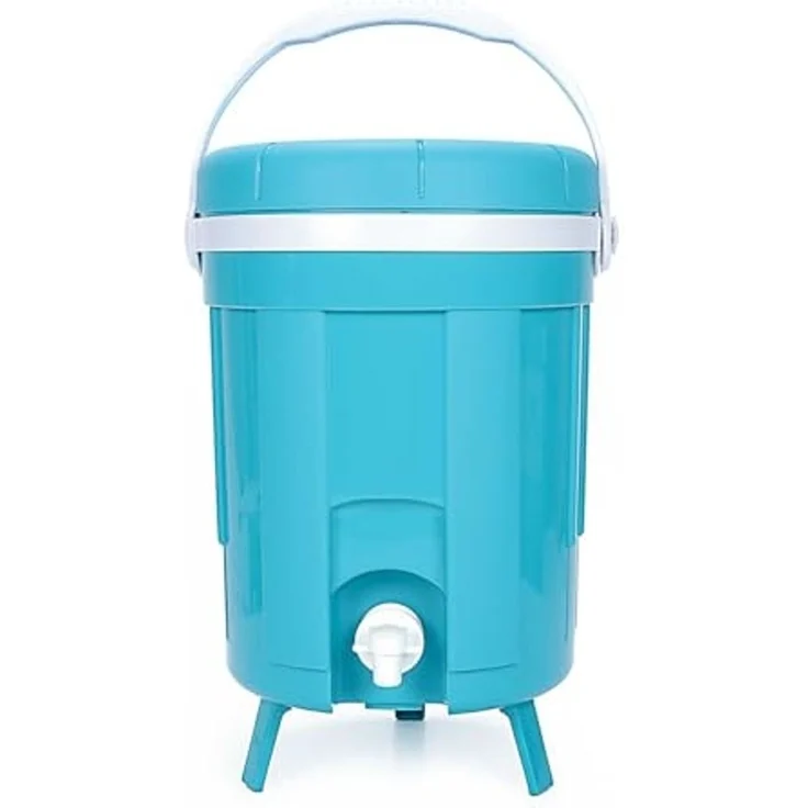 Bubble-Store Thermobehälter Thermo Getränkebehälter, Polyethylen-Kunststoff, (8 Liter Behälter mit Tragegriff, Zapfhahn), Getränke Thermobehälter – Bild 1