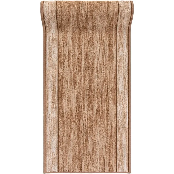 Mazovia Läufer Läufer Teppichläufer Brücke - Vorzimmer Küche - Beige, 67 x 100 cm, Kurzflor, Rutschfest, Meterware, Verschiedene Größen