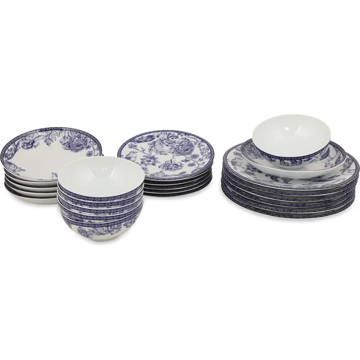 Hermia Concept Geschirr-Set Kütahya Porselen (24-tlg), 6 Personen, 100% Porzellan, Mikrowellengeeignet – Bild 9