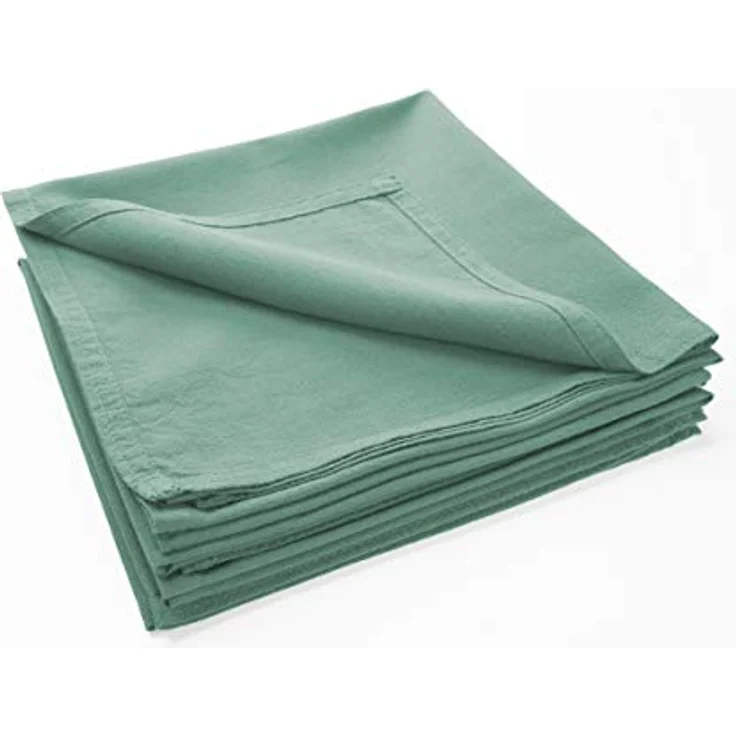 jilda-tex Stoffserviette Serviette 6er Set - Renforce - 100% Bio-Baumwolle, 42x42 cm Bio Baumwolle unifarben Renforce 6er Set – Bild 2